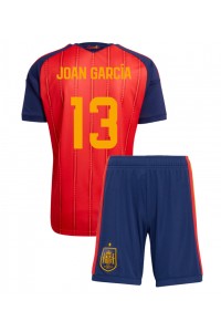 Espanja Joan Garcia #13 Jalkapallovaatteet Lasten Kotipeliasu MM-kisat 2026 Lyhythihainen (+ Lyhyet housut)
